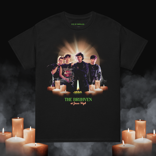The Bruhven at Jesus High - Poster Graphic Tee