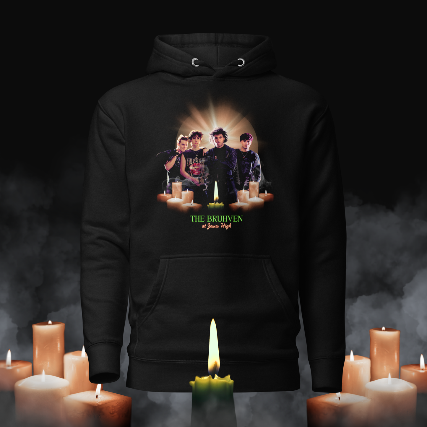 The Bruhven at Jesus High - Poster Hoodie